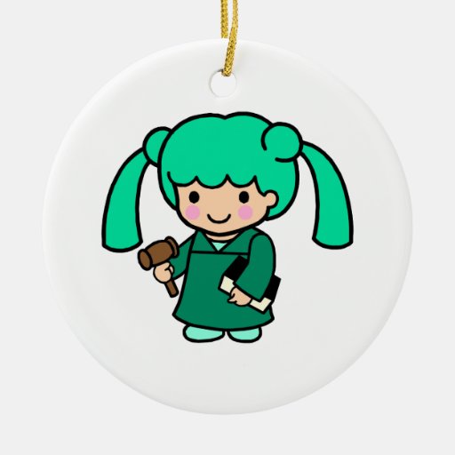 Judge Girl 2 Ornament