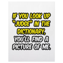 Judge In Dictionary...My Picture Customized Letterhead