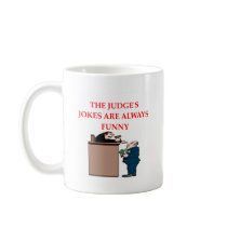 judge jokes coffee mug