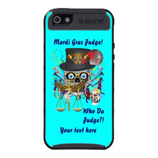 Judge Mardi Gras Important view notes Case For iPhone 5