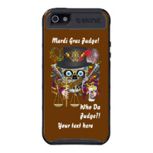 Judge Mardi Gras Important view notes iPhone 5 Cases