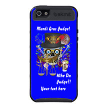 Judge Mardi Gras Important view notes iPhone 5 Case
