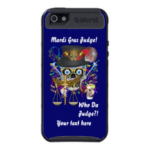 Judge Mardi Gras Important view notes Cover For iPhone 5