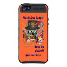 Judge Mardi Gras Important view notes Cover For iPhone 5