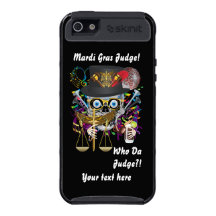 Judge Mardi Gras Important view notes Cover For iPhone 5