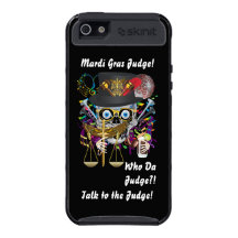 Judge Mardi Gras Important view notes Covers For iPhone 5