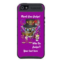 Judge Mardi Gras Important view notes iPhone 5 Cases