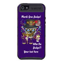 Judge Mardi Gras Important view notes Cover For iPhone 5