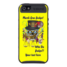 Judge Mardi Gras Important view notes Covers For iPhone 5