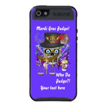 Judge Mardi Gras Important view notes Cases For iPhone 5
