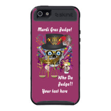 Judge Mardi Gras Important view notes Cover For iPhone 5