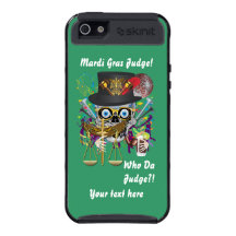 Judge Mardi Gras Important view notes Case For iPhone 5
