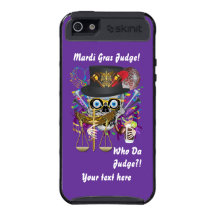Judge Mardi Gras Important view notes Case For iPhone 5
