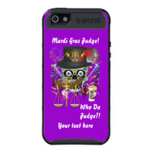 Judge Mardi Gras Important view notes Cases For iPhone 5