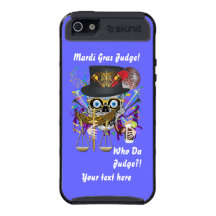 Judge Mardi Gras Important view notes iPhone 5 Cases