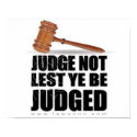"Judge Not Lest Ye Be Judged" Print