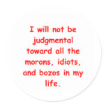 JUDGE stickers