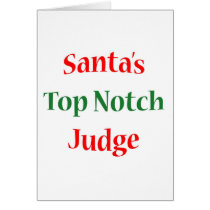 Judge Top Notch Greeting Card