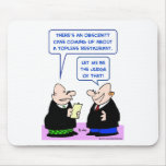 judge topless obscenity sexy mousepad