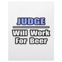Judge...Will Work For Beer Letterhead Design