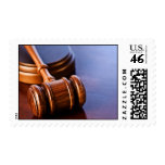 Judgement and gavel postage postage