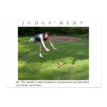 JUDGEMENT Motivational Snake Poster Print