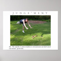 JUDGEMENT Motivational Snake Poster Print