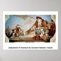 Judgement Of Solomon By Giovanni Battista Tiepolo Posters