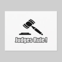 Judges Rule! Postcard
