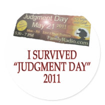 JUDGMENT copy Round Sticker