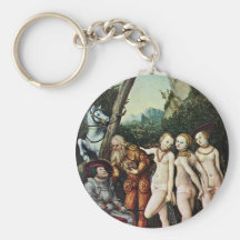 Judgment Of Paris By Cranach D. Ä. Lucas (Best Qua Key Chain