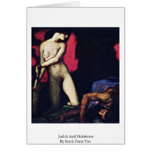 Judith And Holofernes By Stuck Franz Von Card