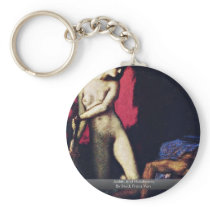 Judith And Holofernes By Stuck Franz Von Keychain