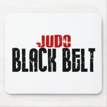 Judo Black Belt mousepads