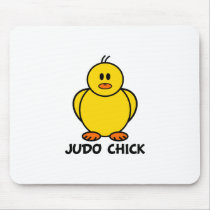 Judo Chick mousepads