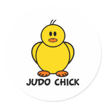 Judo Chick stickers