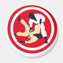 Judo F 3c Refrigerator Magnet