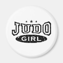 Judo Girl Fridge Magnets