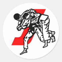 judo ju jitsu sticker