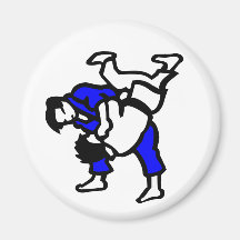 Judo Refrigerator Magnet