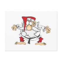 Judo-Santa postcards