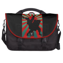 judo sun rising laptop messenger bag
