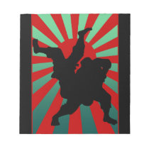 judo sun rising memo note pad