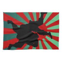 judo sun rising towels