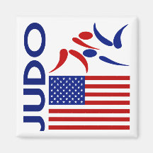 Judo United States Magnets