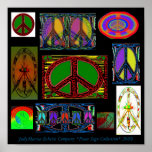 JudyMarisa Eclectic Co.Peace Sign Collection 2009 Poster