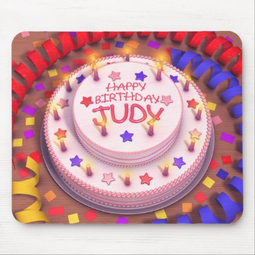 Judy's Birthday Cake Mousepad