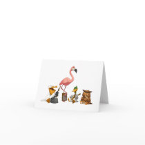 Jug Band O' Birds Note Card