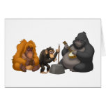 Jug Band of the Apes Card (Blank Inside)