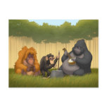Jug Band of the Apes Postcard